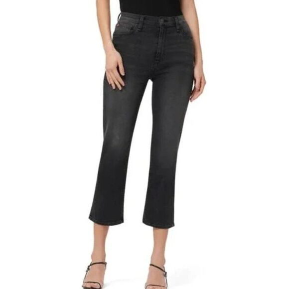 Hudson Noa Mid Rise Straight Crop Jeans in Twin Flame Size 33 NWOT - Picture 3 of 8
